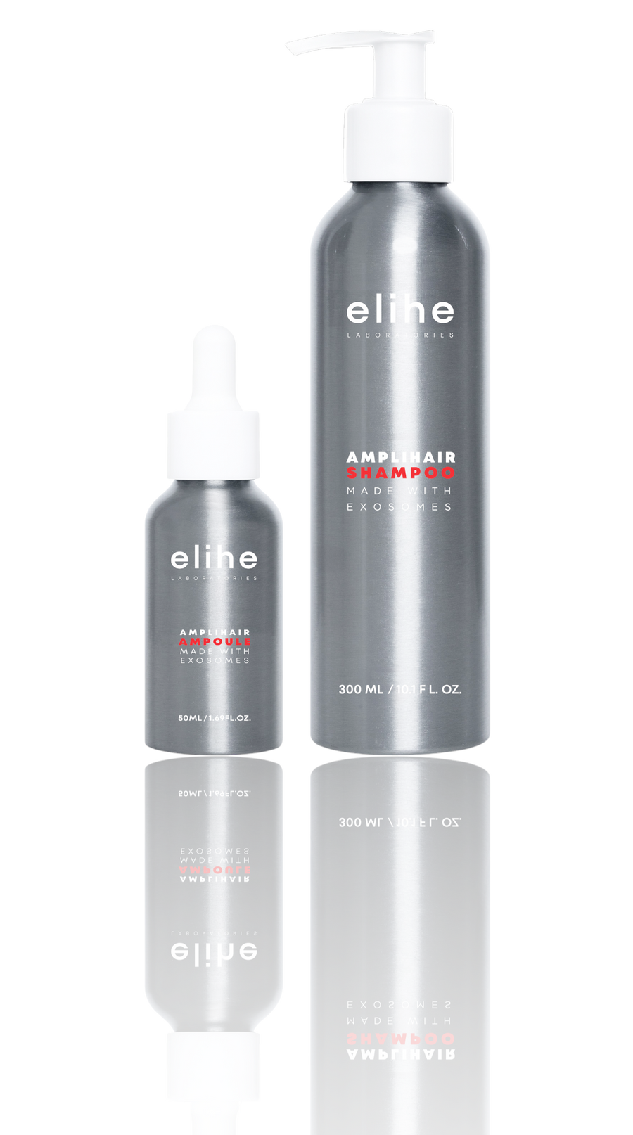 elihe AmpliHair shampoo and ampoule