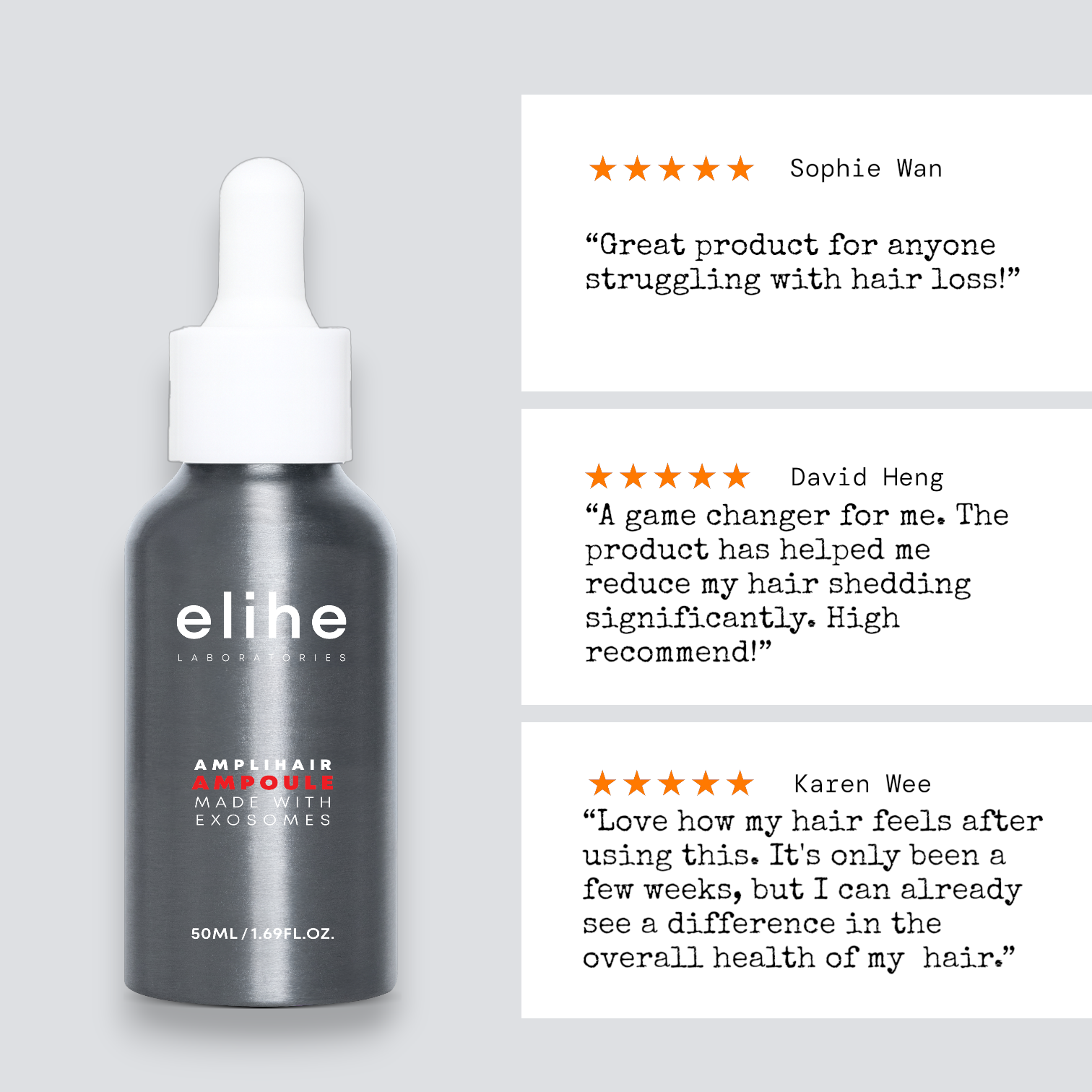 elihe AmpliHair Hair Growth Ampoule